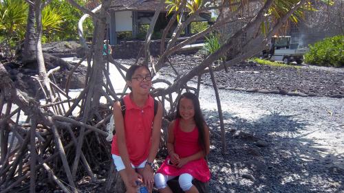 Girls at the cultural center