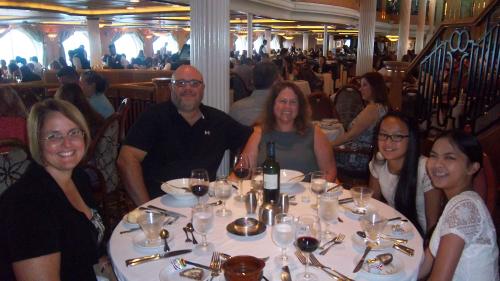 Last dinner aboard