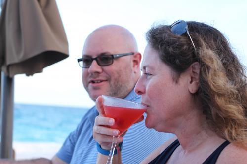 dinner at the beach