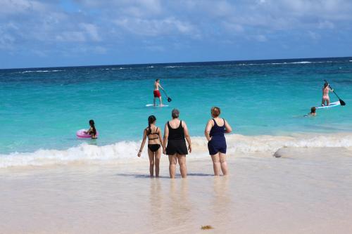 At the beach