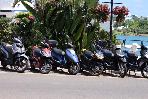 scooters at King's Wharf