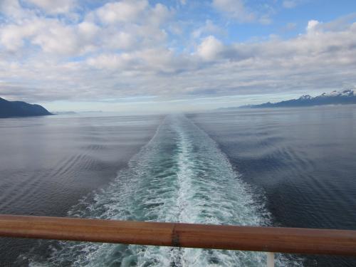 View from the stern