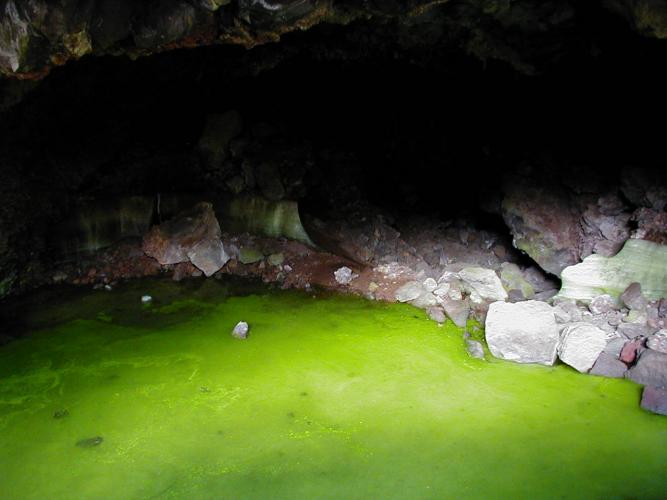 Ice Cave at Bandera Volcano