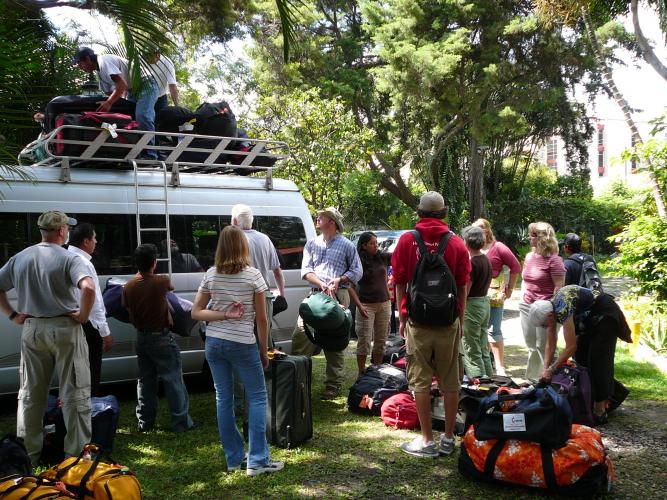 Leaving for Chichicastenango