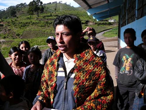 The teacher with his prayer shawl