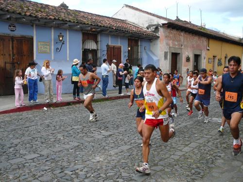 Marathon in Antigua Sunday morning