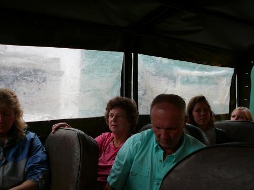 Bus ride through the coffee plantation