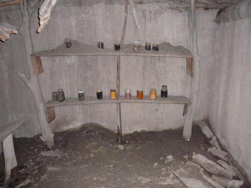 Pantry for the mud hut family.