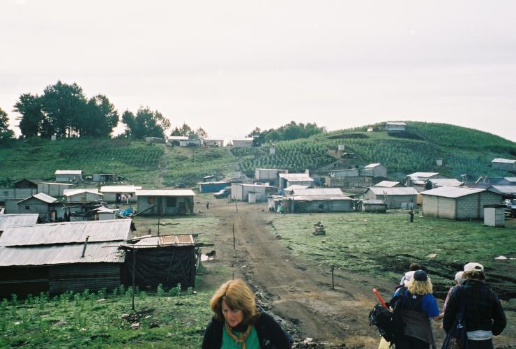 The village from the bus