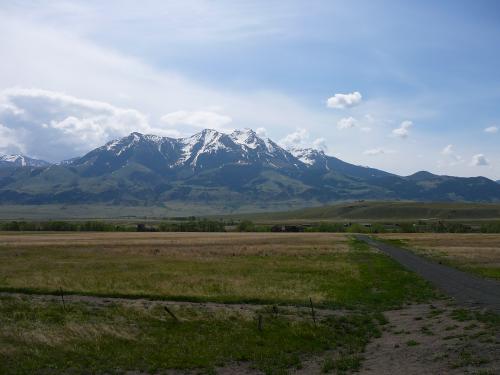Heading out of Yellowstone