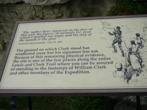 Information sign about Pompey's Tower
