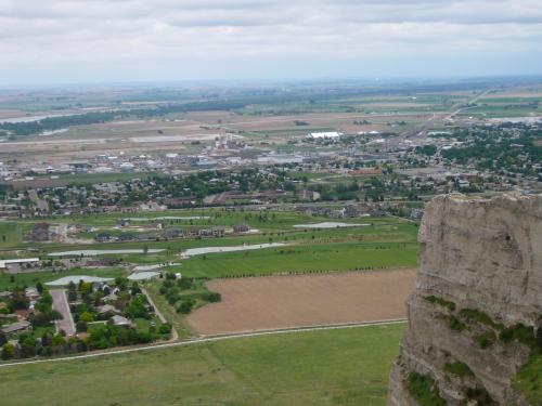 On the top of the Bluff