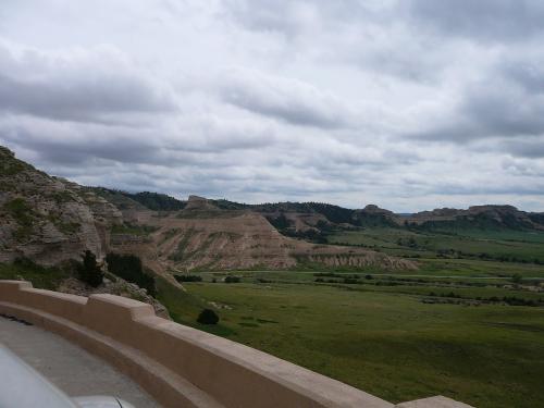 Road up the Scott's Bluff