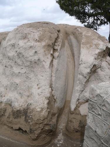 Unusual rock formation