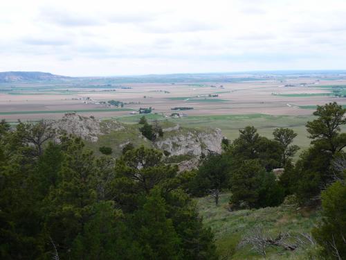 View from the top of the Bluff