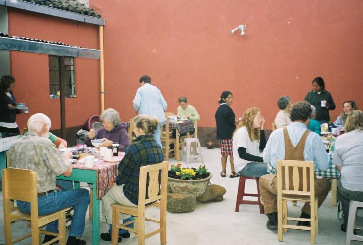 Meals at the house in Xela