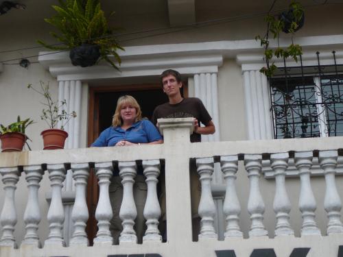 Josh and Kim at ChiChi hotel