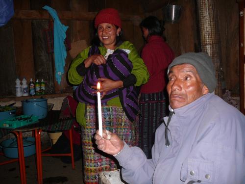 Hilda and Don Juan at first dinner