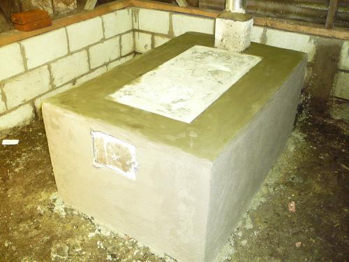 Finished stove
