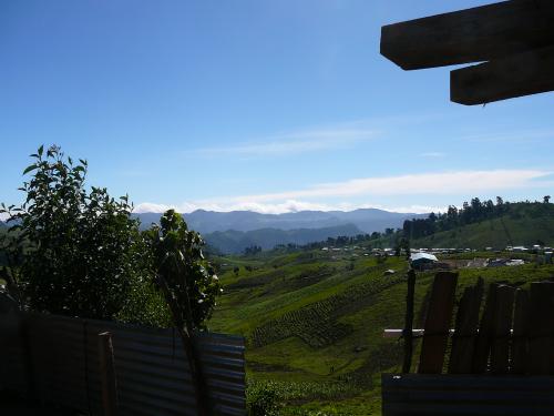 View from the school house (Our home)