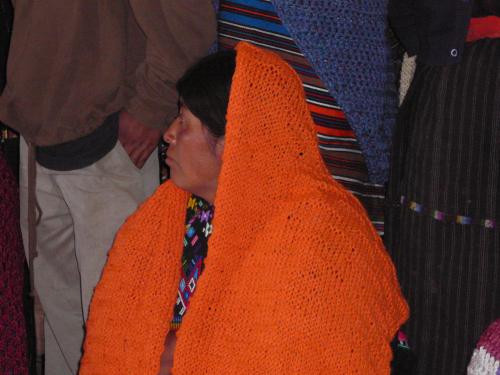 A Prayer Shawl recipient