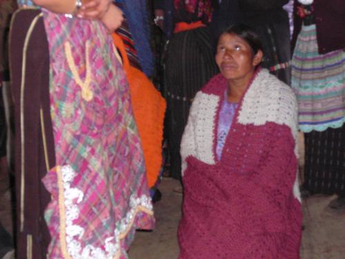 A Prayer Shawl recipient