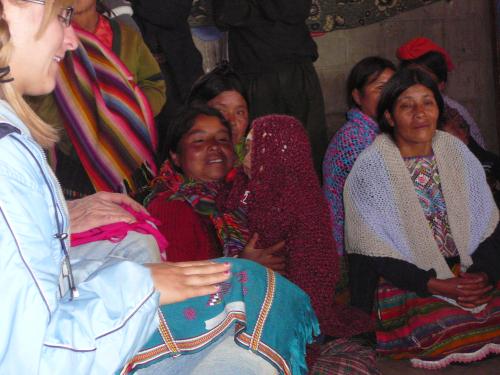 The women with their Prayer Shawls