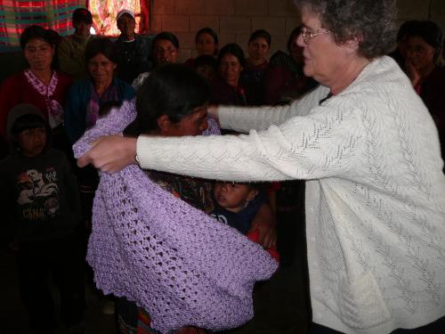 Presenting a Prayer Shawl