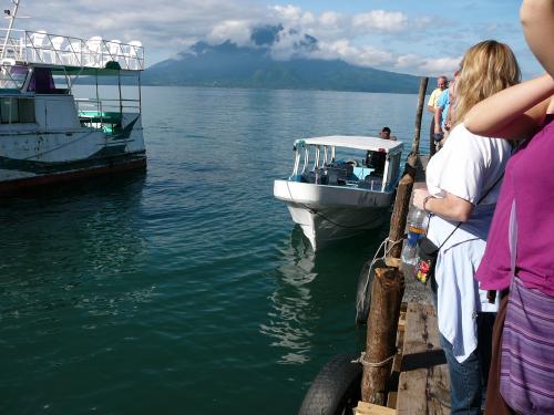 Boat trip across Lake Atitlan