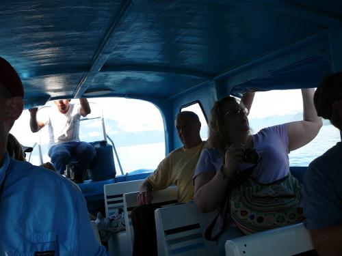 Boat trip across Lake Atitlan