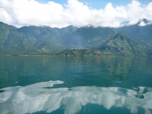 Boat trip across Lake Atitlan