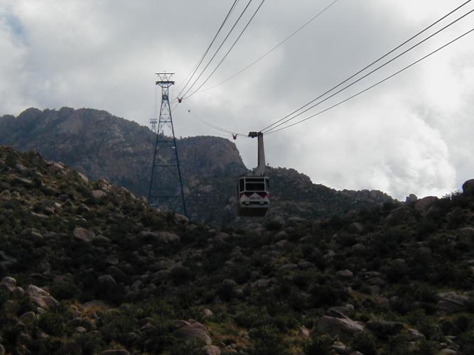 Tram Ride to the top of Sandia Peak