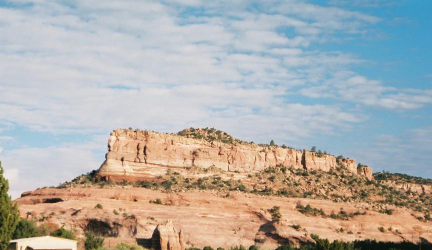 Rock formation in Painted Desert